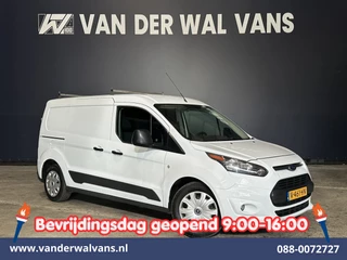 Ford Transit Connect 1.5 TDCI 101pk L2H1 Euro6 Airco | Cruisecontrol | 3-Zits | Trekhaak | Verwarmde voorruit Dakdragers, Bijrijdersbank