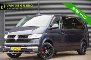Volkswagen Transporter 2.0 TDI L2 BULLI DC-5P, AUT. LED, LEDER, TREKHAAK, STOELVERWARMING, ADAPT. CRUISE, DIGITAL COCKPIT, CAMERA, AIRCO, PARKEERSENSOREN, DUBBELE CABINE, DUBBEL CABINE, NL AUTO, NAP