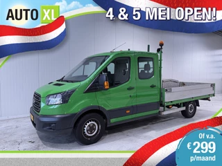 Ford Transit 350 2.0 TDCI L4 Pick-Up Dubbel-Cabine 7-Pers Trekhaak Navi