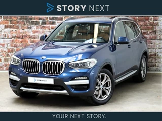 BMW X3 xDrive20i High Executive xLine Automaat / Navigatiesysteem Professional / Panoramadak / Trekhaak / Leder / Parkeersensoren voor+achter / 19 Inch / Sportstoelen / LED / Stoelverwarming / Climate Control