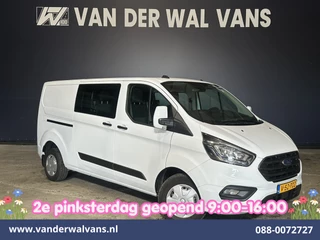 Ford Transit Custom 2.0 TDCI 130pk L2H1 Dubbele Cabine Euro6 inrichting | Airco | 6-Zits | LED | Cruisecontrol | Parkeersensoren Achterklep, 2800kg Trekvermogen