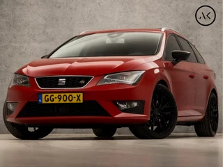 SEAT Leon ST 1.4 TSI ACT FR Sport 150Pk Automaat (PANORAMADAK, NAVIGATIE, CLIMATE, LEDER/ALCANTARA, TREKHAAK, STOELVERWARMING, SPORTSTOELEN, LED KOPLAMPEN, GETINT GLAS, ADAPTIVE CRUISE, NIEUWE APK, NIEUWSTAAT)