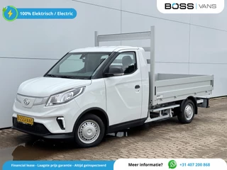 Maxus eDeliver3 50kWh 122PK Nieuw! Open Laadbak 327km WLTP 100% Elektrisch Airco Cruise Control Carplay Camera Pritsche Pickup Open Box