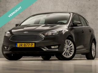 Ford Focus 1.0 Titanium Sport (GROOT NAVI, CLIMATE, STOELVERWARMING, SPORTSTOELEN, TREKHAAK, LM VELGEN, PARKEERSENSOREN, NIEUWSTAAT)