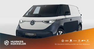 Volkswagen ID. Buzz Cargo Anniversary Edition 286pk 86kWh > Gelimiteerde editie; netto prijs excl. BTW en kosten rijklaarmaken < | Climatronic | Achterdeuren | Trekhaak |