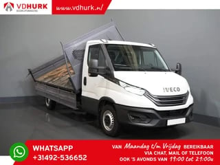 Iveco Daily 35S18H 3.0 180 pk Aut. (ZF) 3 Zijde Kipper/ kieper/ Tipper/ 3.5T trekverm./ Open laadbak/ dreiseiten/ Pritsche/ 397x200x40