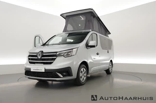 Hoofdafbeelding Renault Trafic Renault Trafic AntilopeVan Flex Confort PLUS 2.0 Blue 150 EDC L1H1 | Hefdak | 4 zits | Luifel + tent | 2x 2 pers. bed | Fietsendrager