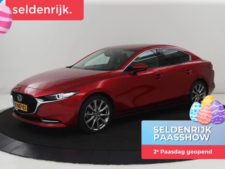 Mazda 3 2.0 e-SkyActiv-X M Hybrid 180 Luxury | Leder |  Head-Up | Stoelverwarming | Trekhaak | Bose Sound | Camera | Carplay | Memory | Adaptive cruise | Navigatie | Full LED | Stuurverwarming | Keyless