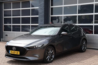 Mazda 3 2.0e SkyActiv-X luxury, leder, navi, camera, 180 pk