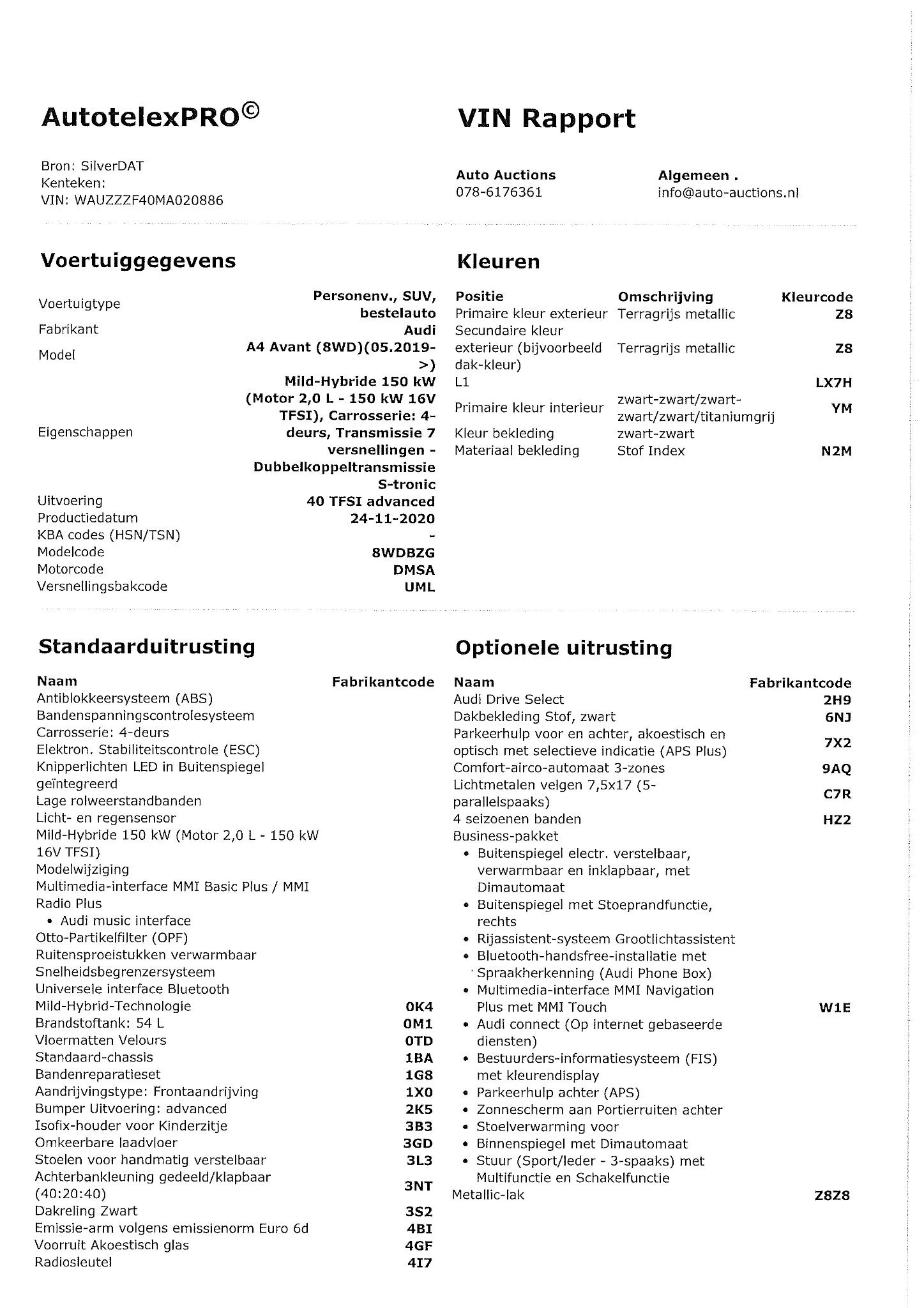 Hoofdafbeelding Audi A4