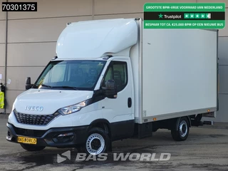 Iveco Daily 35S14 Laadklep Automaat Zijdeur Bakwagen Airco Cruise Camera Euro6 Meubelbak Koffer Airco Cruise control