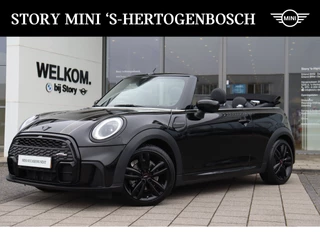 MINI Cooper Cabrio JCW Automaat / Sportstoelen / Achteruitrijcamera / Stoelverwarming / Cruise Control / 17" LM JCW Track Spoke zwart