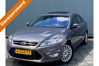 Ford Mondeo BWJ 2013 | 2.0T 203PK Platinum AUTOMAAT | NWE APK | CLIMA | NAVI | SCHUIFDAK | LEDER/ALCANTARA | CRUISE | XENON AD | STOELVERW |