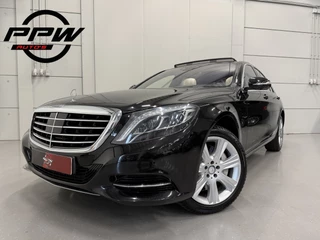 Mercedes-Benz S-Klasse 500 4Matic Prestige Plus PANO/BURMESTER/NAPPA-LEER/SOFT-CLOSE/360CAMERA/VENTILATIE/LUCHTVERING/SFEER/DISTRONIC/ALCANTARA-HEMEL/OBSIDIANSCHWARZ/VOLLEDIG MERCEDES DEALER HISTORIE