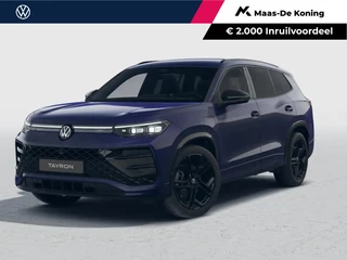 Volkswagen Tayron R-Line Edition 1.5 eHybrid 272 PK 6 versn. DSG · Black Style Pakket · Panoramaschuif-kanteldak · Trekhaak inklapbaar, met elektrische ontgrendeling, incl. aanhangermanoeuvreerhulp Trailer Assist ·