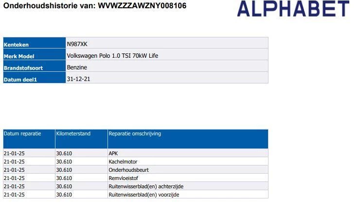 Hoofdafbeelding Volkswagen Polo