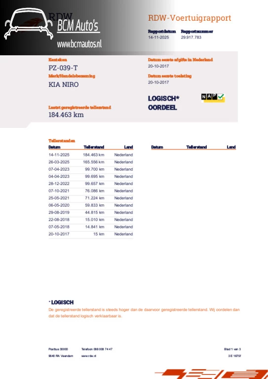 Hoofdafbeelding Kia Niro