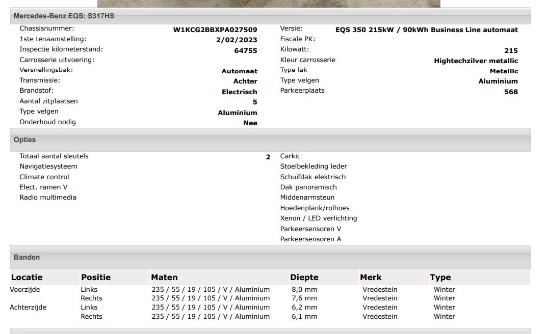 Hoofdafbeelding Mercedes-Benz EQS