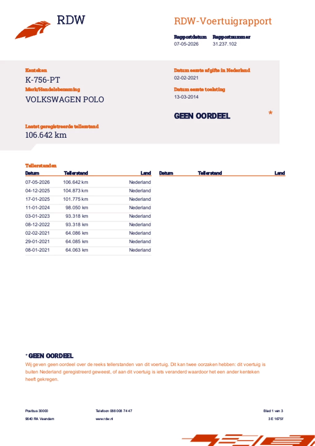 Hoofdafbeelding Volkswagen Polo