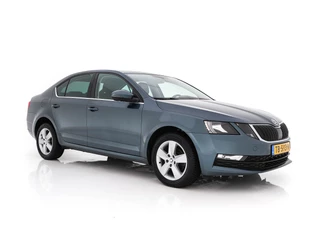 Škoda Octavia 1.6 TDI Greentech Ambition Business *LEATHER-FABRIC | NAVI-FULLMAP | HEATED-COMFORTSEATS | ECC | TOWBAR | PRIVACY-GLASS | PARKPILOT | CRUISE | 16''ALU *