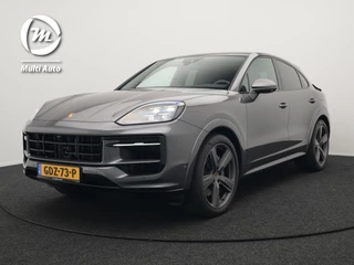 Porsche Cayenne Coupé 3.0 E-Hybrid Plug In Hybrid 462PK Dealer O.H Facelift PHEV | Panodak | Luchtvering | Sportuitlaat | 4 Wiel Besturing | PDLS+ | Sport Chrono | InnoDrive Adaptive Cruise | SportDesign | Head up | Soft Close | 22"L.M | 360 Camera | 18-voudige leder