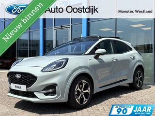 Ford Puma 1.0 EcoBoost Hybrid ST-Line 125PK Automaat NIEUW MODEL!! Panodak Afn. Trekhaak Winterpack MATRIX-LED Elek. Achteklep Adaptieve Cruise SYNC4 Keyless Navi Privacy Glass *Full Options*