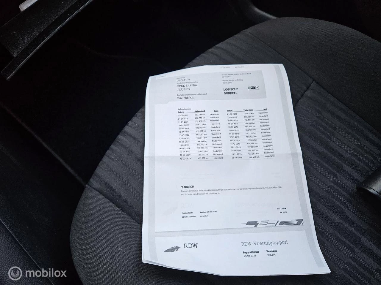 Hoofdafbeelding Opel Zafira