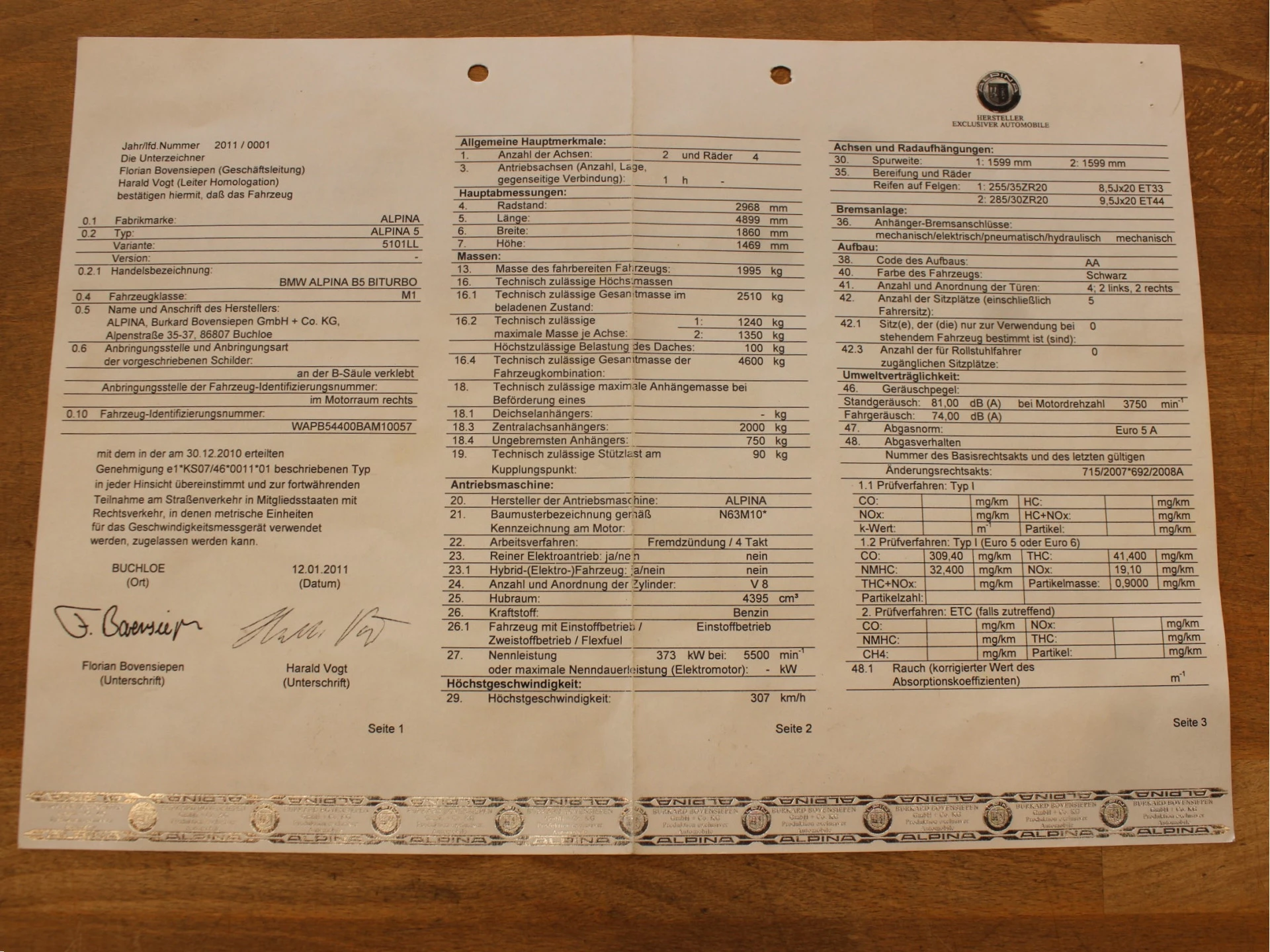 Hoofdafbeelding Alpina B5