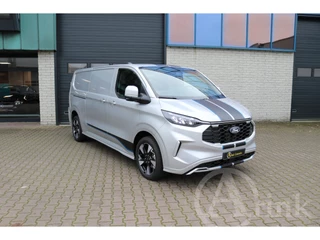 Hoofdafbeelding Ford Transit Custom Ford Transit Custom 300 L2 Sport BPM vrij Stoel + Stoel 170 PK 360° AUTOMAAT 2X SCHUIFDEUR ELEKTR TREKHAAK ACC STUURWIEL VERWARMING DRAADLOOS LADEN