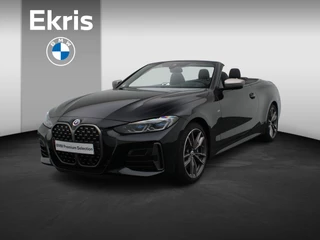 BMW 4 Serie Cabrio M440i xDrive High Executive | Safety Pack | Stuurwielrand Verwarmd | Comfort Access | Driving Assistant | Laserlight | Head-Up Display | Harman Kardon | 19''