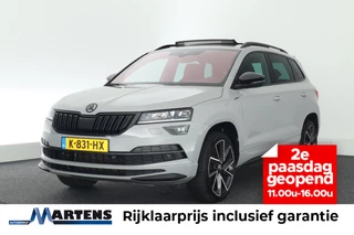 Skoda Karoq 1.5 TSI 150pk DSG ACT Sportline Business Trekhaak Camera Canton Keyless Virtual Cockpit Stoelverwarming Navigatie