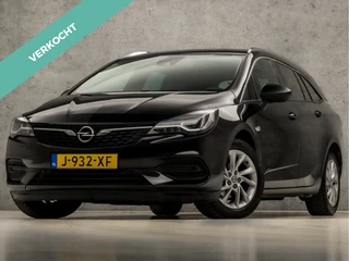 Opel Astra Sports Tourer 1.2 Elegance Sport (APPLE CARPLAY, GROOT NAVI, MATRIX LED KOPLAMPEN, KEYLESS, CAMERA, ADAPTIVE CRUISE, GETINT GLAS, LM VELGEN, NIEUWSTAAT)