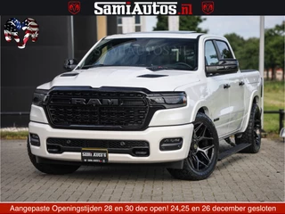 Dodge Ram 1500 Limited Night High Output 540HP 706Nm | Massage + Full Option | De Meest Luxe en Volle Pick-Up in zijn Klasse | Comfortabele Dubbele Cabine met Royale 5 Zitplaatsen | BPM vrij | Nu Leverbaar uit Voorraad | Voorraad Nr 2351 - 7478