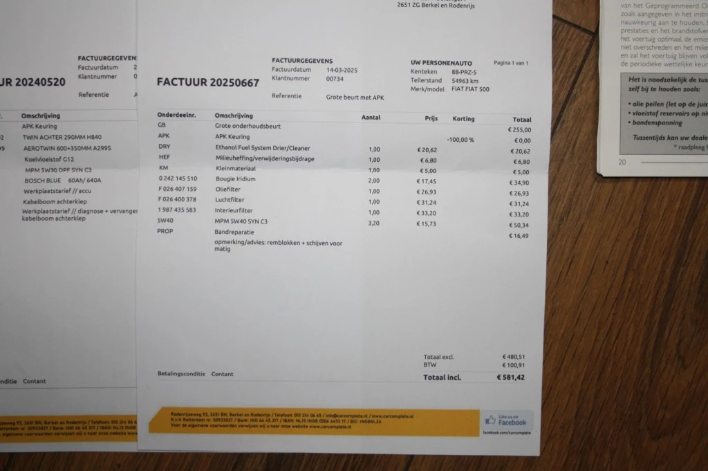 Hoofdafbeelding Fiat 500