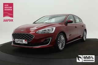 Hoofdafbeelding Ford Focus Ford Focus BWJ 2019 / 1.0 EcoB 126PK Vignale / Leer / Clima / Full LED / Ad. Cruise / Navi / Stoelverw / Voorruit verw / Stuurwiel verw /