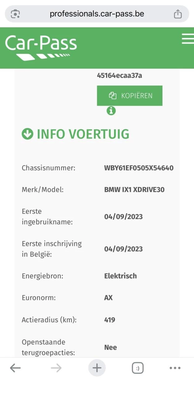 Hoofdafbeelding BMW iX1