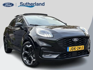 Ford Puma 1.0 EcoBoost Hybrid ST-Line X 155pk Automaat | Panoramadak | Afneembare trekhaak | Winter Pack | Adaptive cruise control | 360 graden camera | Bang&Olufsen | Elektrsiche achterklep | Matrix LED