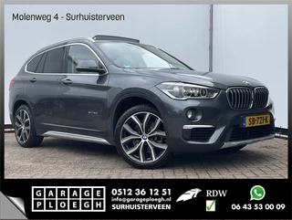 BMW X1 sDrive20i Corporate Lease High Executive Pano Trekhaak HUD Leer Led Elek.Klep Voll.Onderhouden!