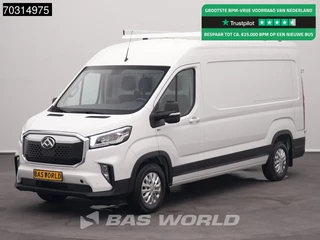 Maxus eDeliver 9 Elektrisch 72kWh 288km WLTP Stad 204PK Snelladen L3H2 LED Airco Cruise Camera Parkeersensoren Imperiaal Euro6 L3 Airco Cruise control
