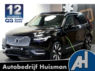 Volvo XC90 2.0 T8 AWD 335kW/456pk Aut8 Recharge Long Range Ultra Bright LUCHTVERING + PANORAMADAK + HARMAN/KARDON + STOELVERWARMING V&A + STUURVERWARMING + NAPPALEDER + ADAPT.CRUISE + BLIS + GOOGLE DASH&SERVICES + 360 CAMERA + PARKSENSOREN + 21" LM-VELGEN!!