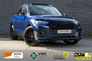 Audi Q5 50 TFSI e S edition Competition Panoramadak Blue & Black