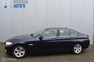 BMW 520i AUT. High Exe 2013 Blauw Navi Leder Memory Xenon Elek. Trekhaak