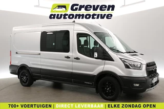 Ford Transit 2.0 TDCI L3H2 170PK Trail | DC | 6-Zits | Airco | Camera | Carplay | Cruise | Bi-Xenon | Trekhaak | Parkeersens.