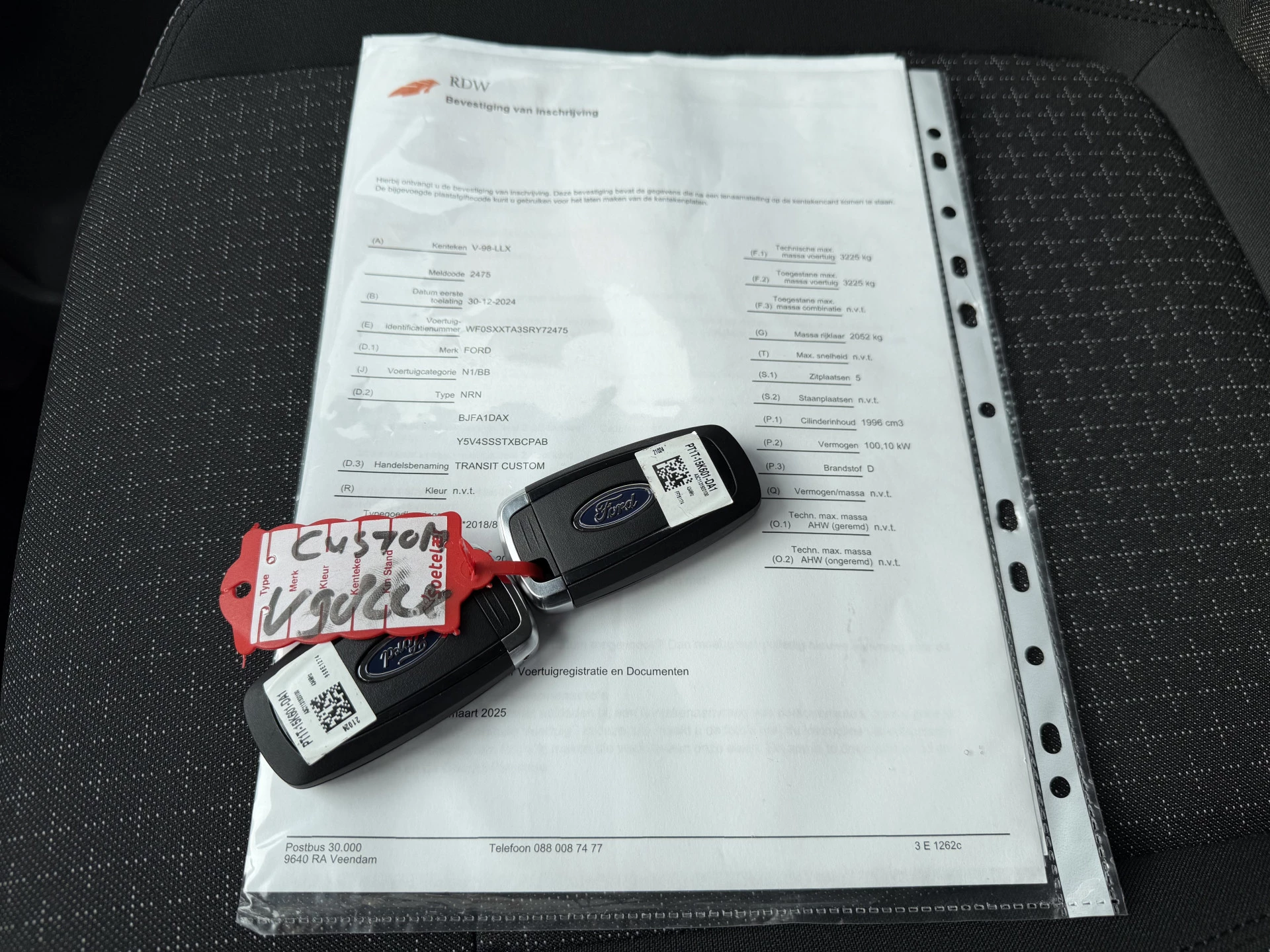 Hoofdafbeelding Ford Transit Custom