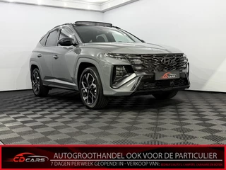 Hyundai Tucson 1.6 T-GDI HEV N Line Sky Pano, 360 Camera, Navi, Head-up display, Memory stoelen, Keyless start, Elektrische achterklep, Stoelverwarming, 5 jaar
