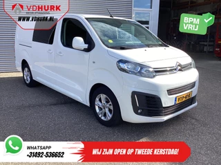 Citroën Jumpy 2.0 HDI 125 pk DC Dubbel Cabine EXPORT 6 Pers./ 2xSchuifdeur/ Riem.VV/ Betimmerd/ LMV/ PDC/ Cruise/ Trekhaak/ Airco