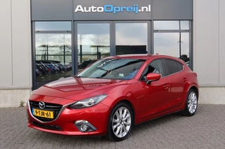 Mazda 3 2.0 GT-M Clima, NAVI, Head-up, PDC, Trekhaak afnb, Leder bekl, Stoelverwarming