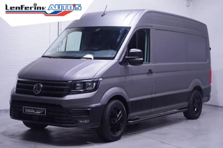 Volkswagen Crafter 2.0 TDI 140 pk L3H3 Navi, Camera, 18" LMV Trekhaak 3.000 kg, Grijs Wrap, Sidebars, 3-Zits