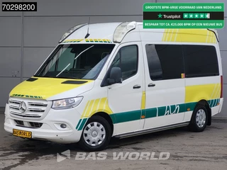 Mercedes Sprinter 316 CDI Ambulance Brancard Automaat Ziekenwagen Airco Cruise Camera Parkeersensoren Standkachel Euro6 Rettungswagen Krankenwagen 10m3 Airco Cruise control