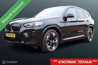 BMW iX3 High Executive 80 kWh M-Sportpakket, Pano dak, Cognac Leer, Trekhaak, Head-Up display, Stoel-stuurverwarming, Donker glas
